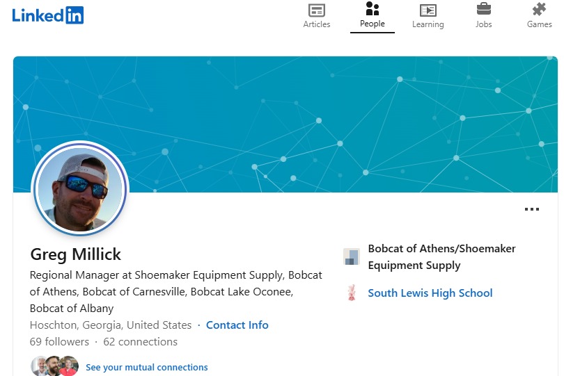 LinkedIn Greg Millick